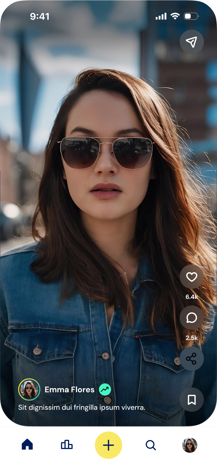Stargaze app feed screenshot